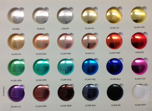 KLIAR – TENARIS Palete Cores